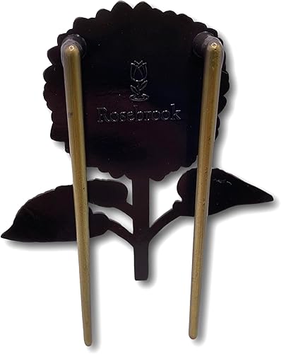 Miniatura 3 de Rosebrook Clips vintage para diario, diseño de girasol, acabado de latón antiguo, regalo para escritores