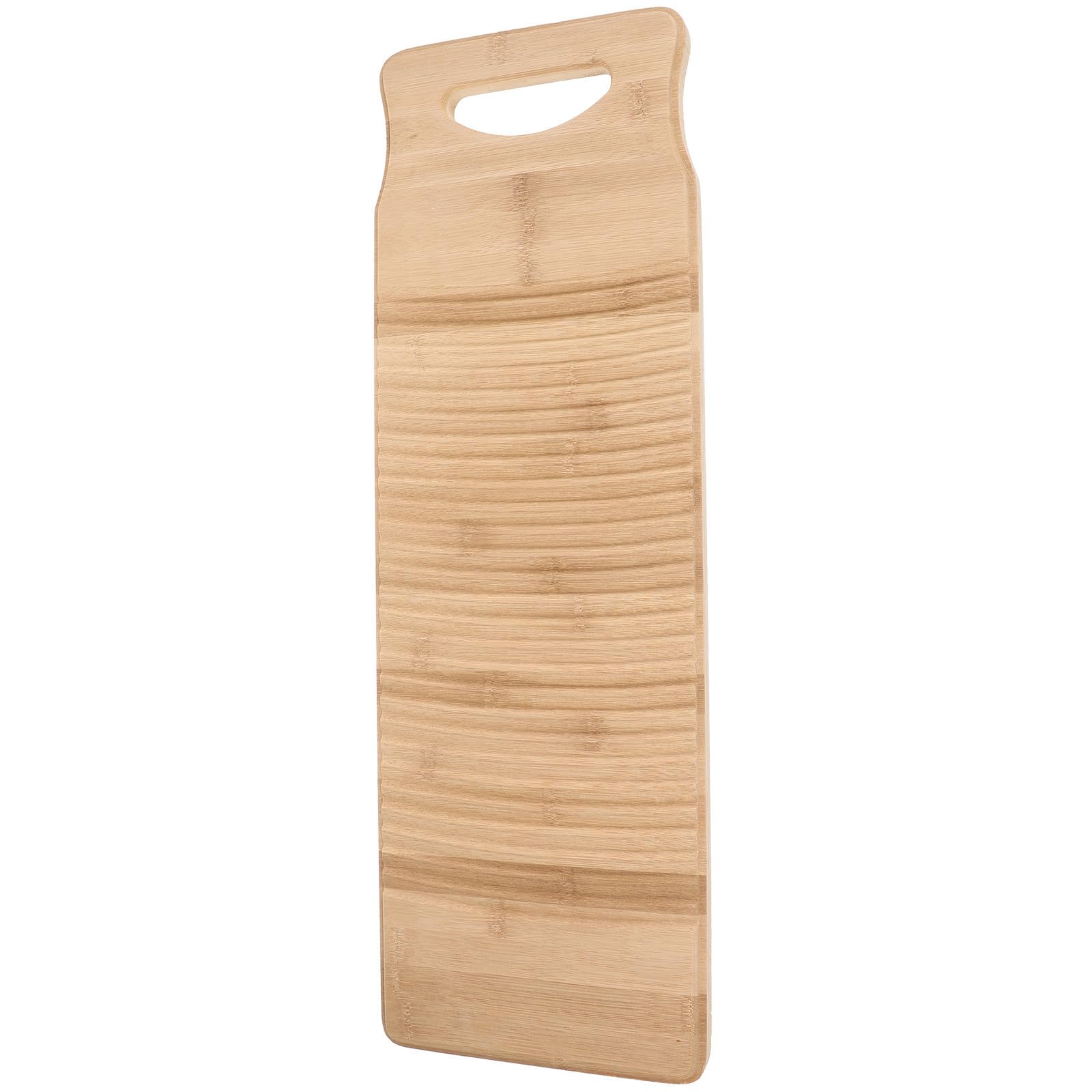 Tabla de Lavar Ropa 60x20x1,8 CM de Bambú, Antideslizante