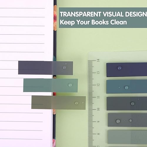 Miniatura 3 de EOOUT 1320 pestañas adhesivas, 4 notas adhesivas Morandi de estilo, notas autoadhesivas translúcidas para pestañas de libros, pestañas de la Biblia,
