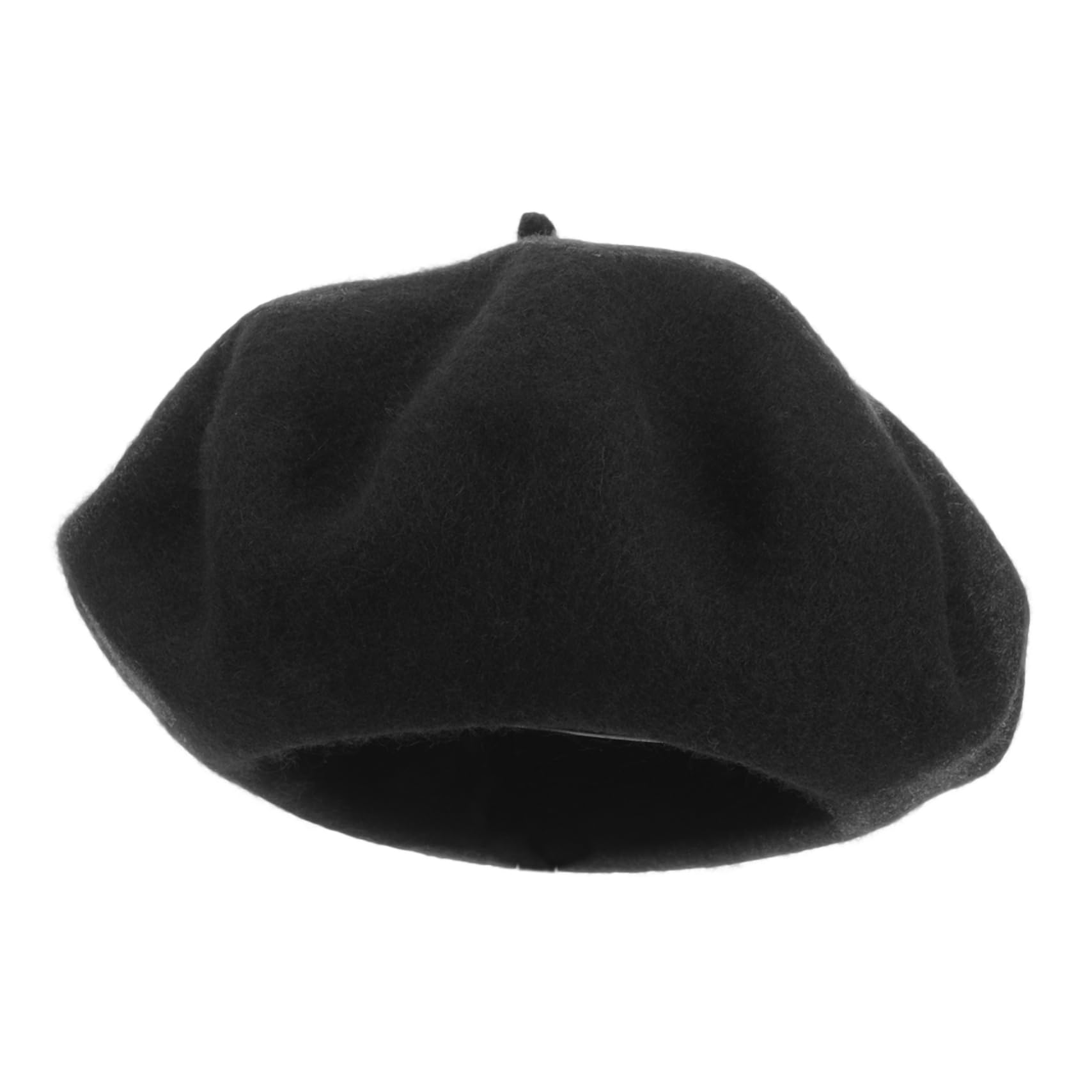 FOMIYES Fashionable Women's Beret Hat Woolen French Beret for Ladies Cute Hat for Women Black