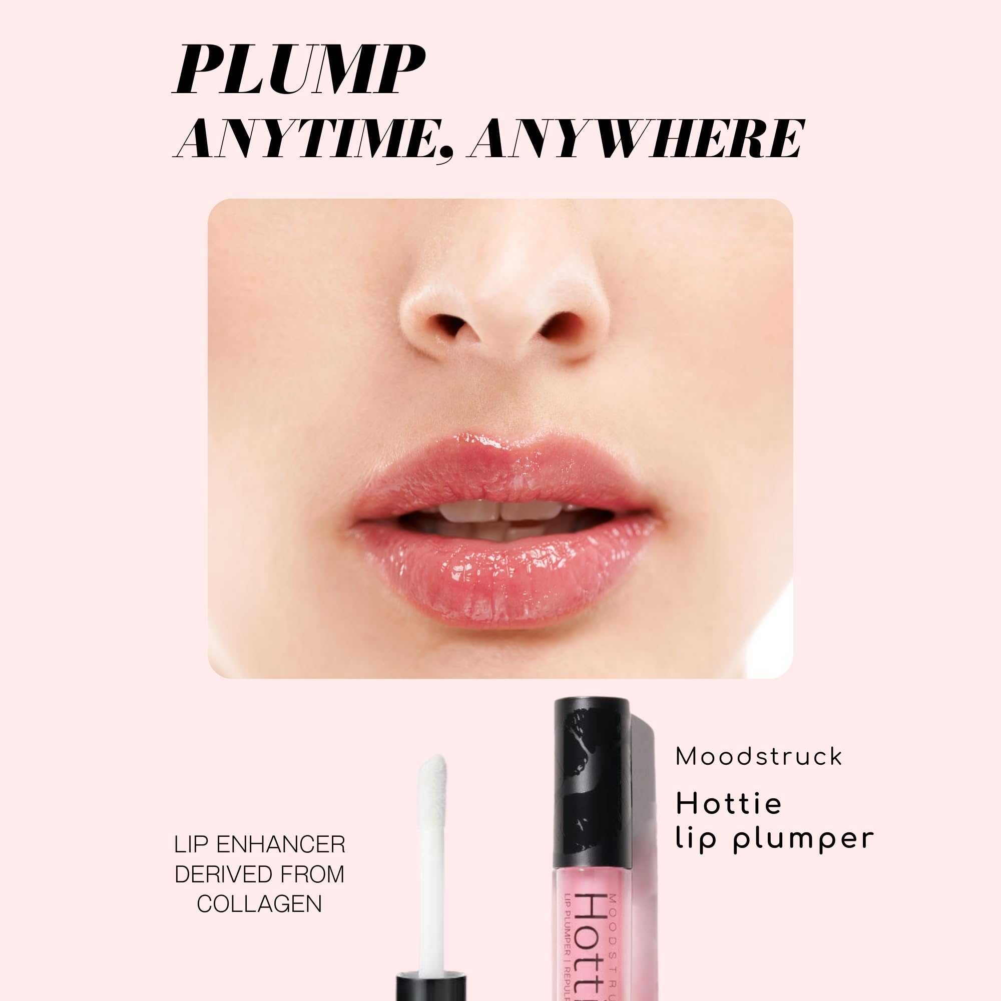 Younique MOODSTRUCK HOTTIE Lip Plumper, Pale Pink, 2 g (Pack of 1) - Image 2