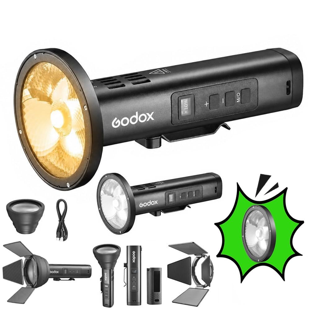Amazon | Godox FL15Bi ポケットLEDビデオライトキット LM-L5 ズーム