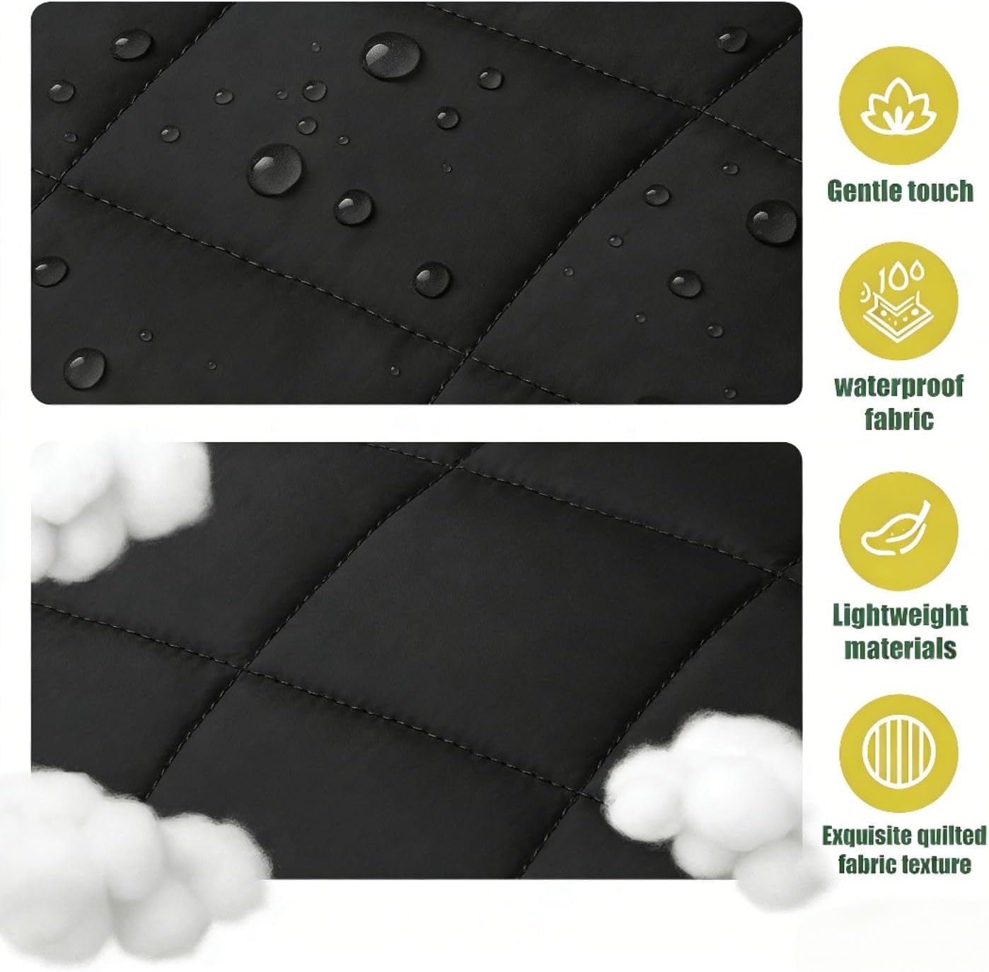 Puffer Sling Bag for Women,Crossbody Bags Purses with RFID Shoulder Bag,Quilted Lightweight Fanny Pack for Travel - Image 7