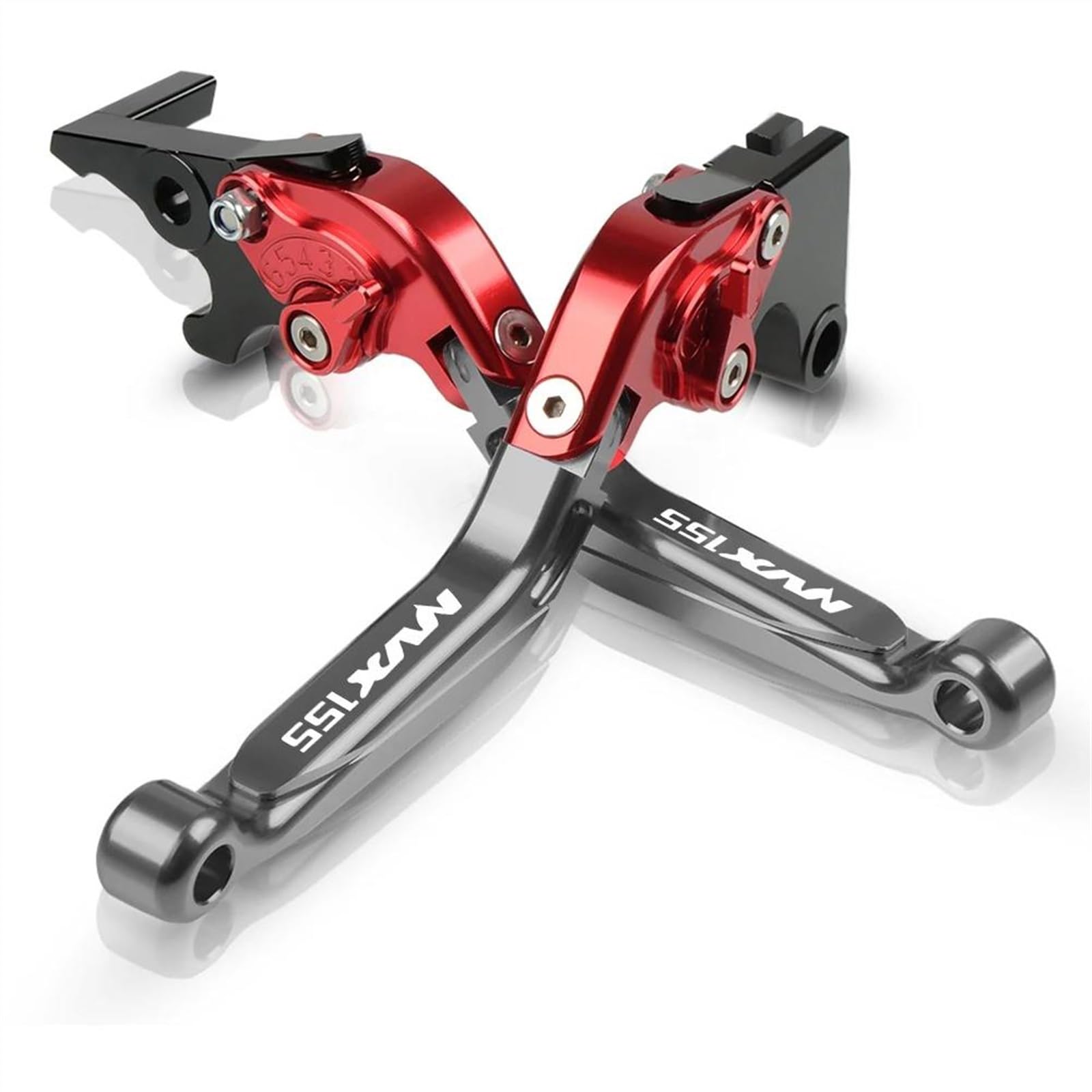 Leviers de frein Yamaha NVX 155 évitant la casse lors des chutes
