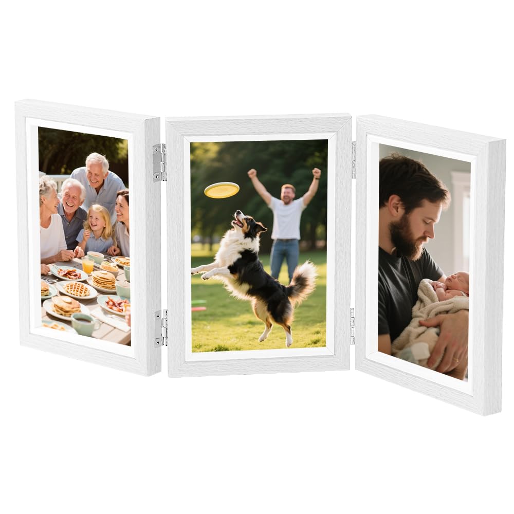 Triple Photo Frame, Picture Frame Collage for 3 Photos