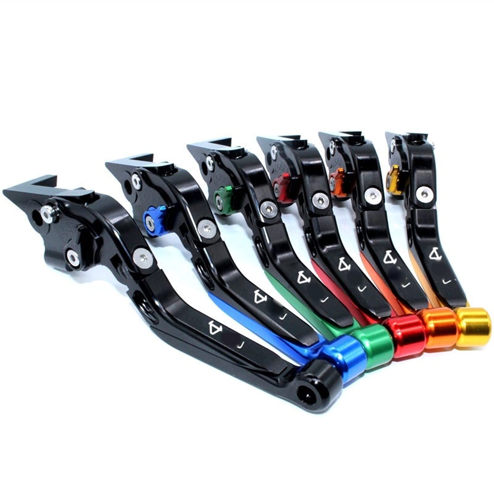 ERNZI para N-IU N1 N1S M1 M U1 NGT, Palancas De Embrague De Freno De Motocicleta, Palancas De Freno Extensibles Plegables Ajustables, Manillar un par (Color : 5)