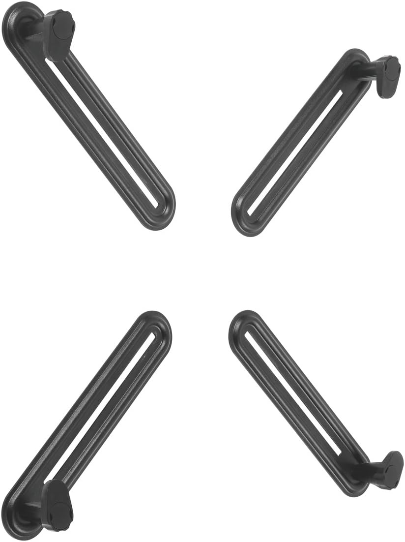 VESA adapter for LED and LCD monitors without VESA mounting points up to 27 inches for monitor mounts with VESA 75x75 100x100 Office-VESAplus by Halterungsprofi Black 1