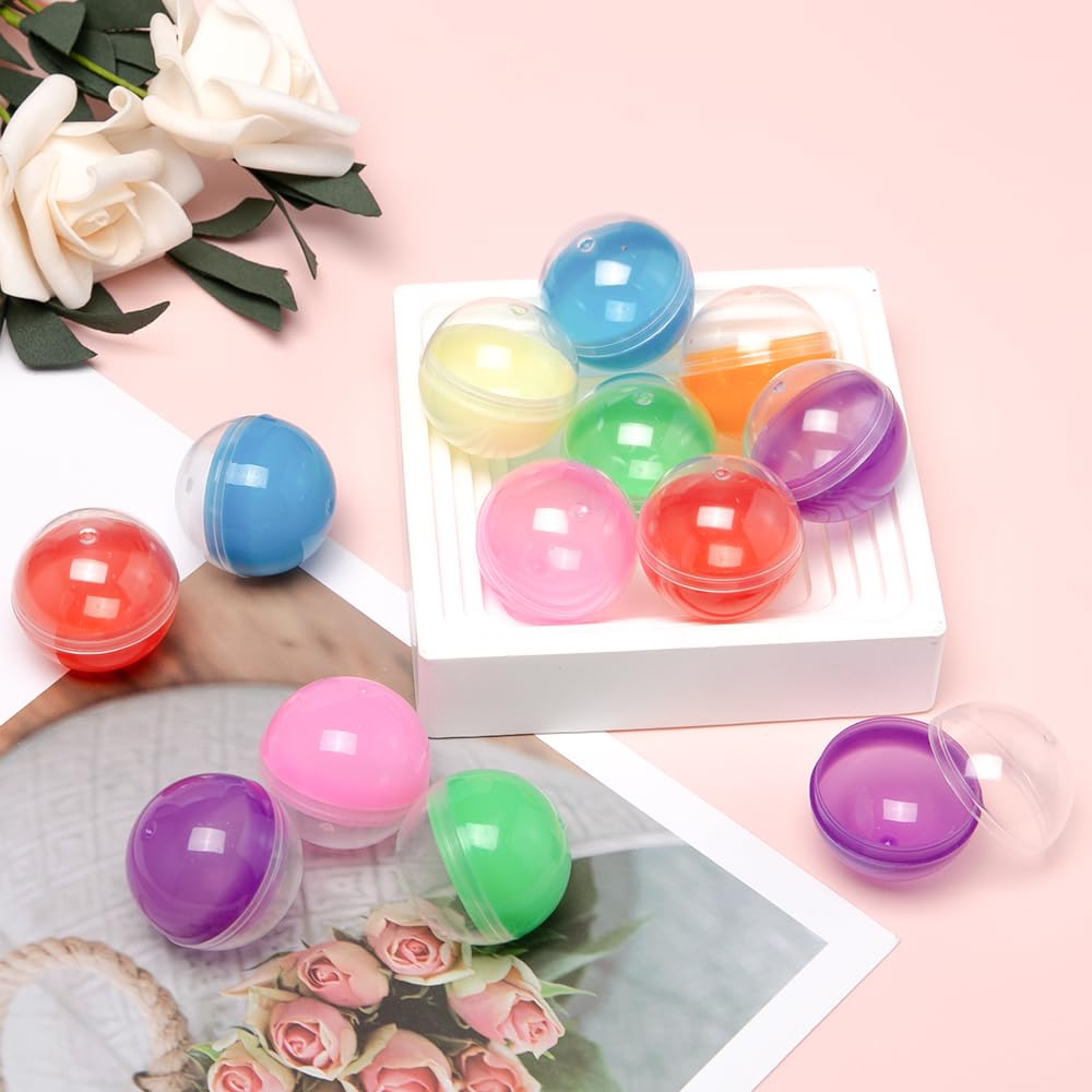 150 sztuk 3,2 cm mini przezroczysta kula do wypełnienia przezroczysta kula bożonarodzeniowa, plastikowa kula, do napełniania dozowników cukierków Gumball