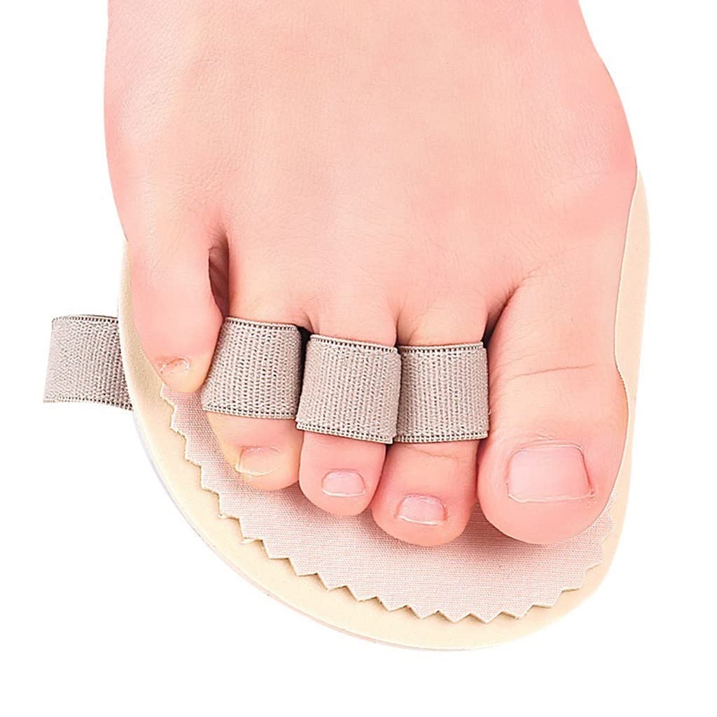 Piastra per Dita dei Piedi a Martello, Dispositivo di Sovrapposizione per Alluce valgo, Traspirante Che assorbe Il Sudore, Cuscinetto antiusura e antidolore, regolatore per Dita storte