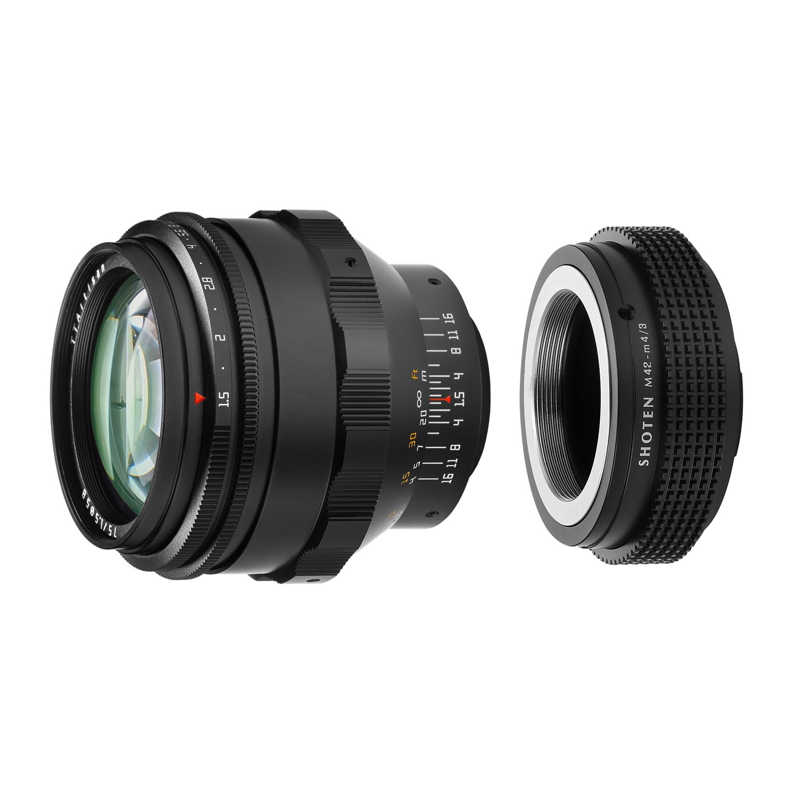 Amazon.co.jp: TTArtisan 75mm F1.5 M42マウント レンズ
