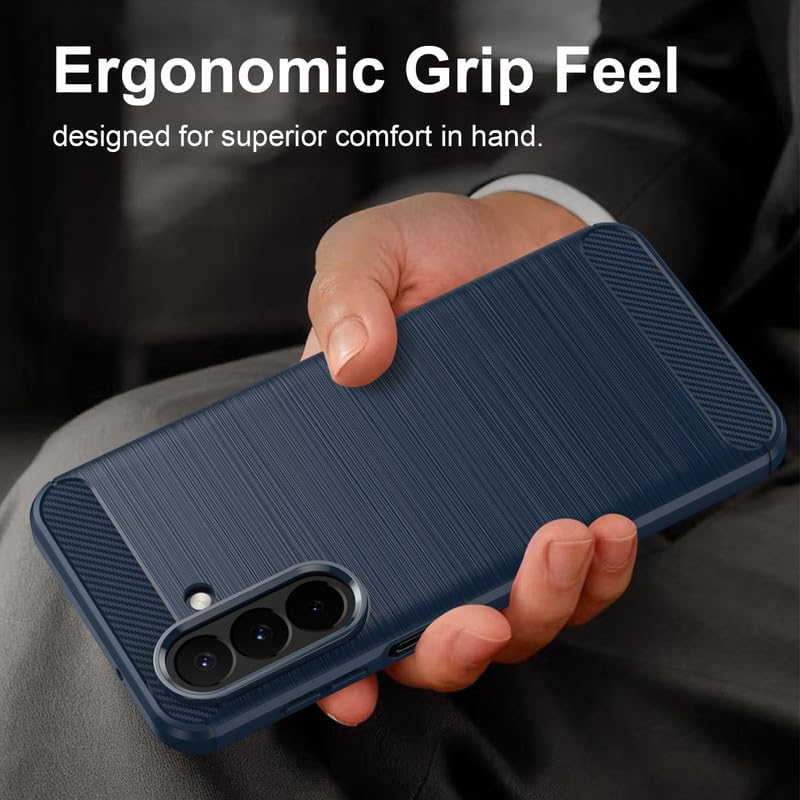 Image of Basic Case for Samsung Galaxy A27 5G (Carbon Fibre Blue)