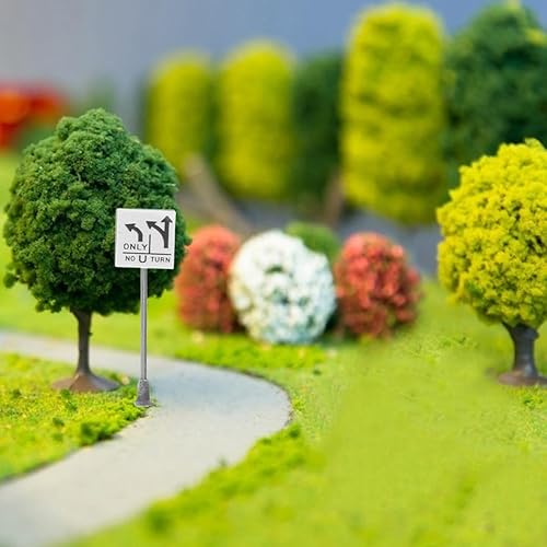 Miniatura 8 de TOYANDONA 14pcs Micro Paisaje Accesorios Miniatura Cosas Niños Playset Niños Juegos de Niños Indicador de Tráfico Modelo Tráfico Señales de Tráfico