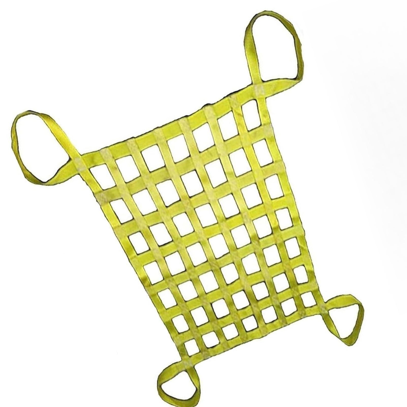 0,3–3,5 T Elastisches Lastenhebenetz - Hängendes Hebe-Gepäcknetz, Reißfestes Hängendes Frachtnetz, Flacher Nylon-Hebesack, Für Bau-, Umzugs- Und Abschlepparbeiten(1.5 X 1.5M/Mesh 10cm/Load 300kg)
