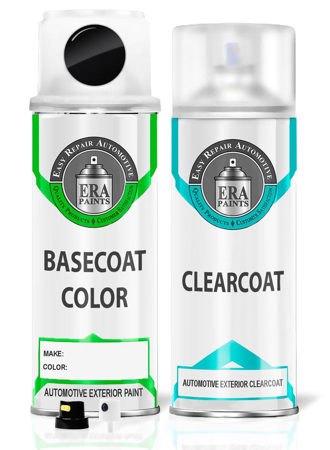 ERA Paints W9 - Diamond Black Metallic for LINCOLN Exact Match Automotive Touch Up Paint Spray - Essential Kit