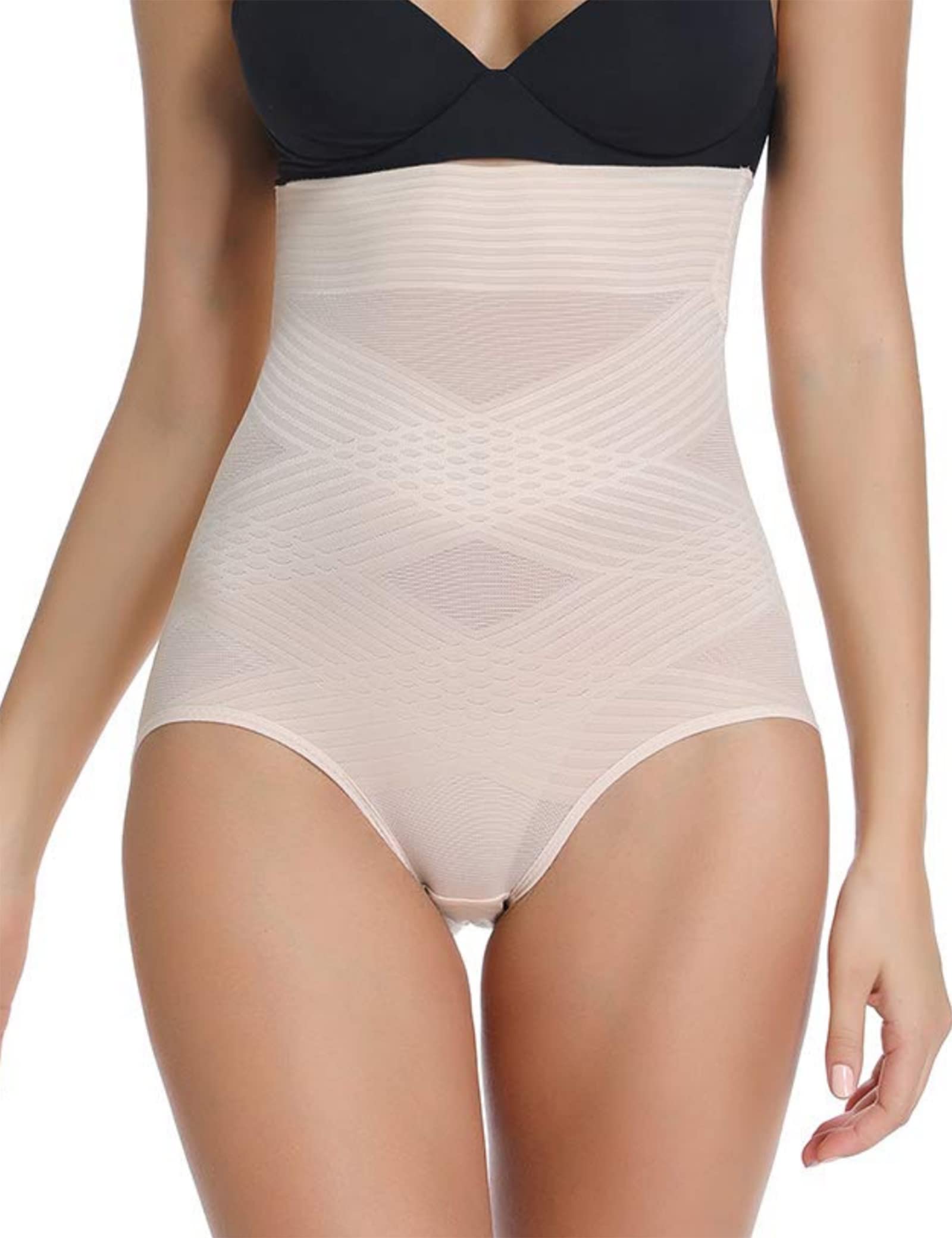 WOWENY Shapewear Damen Bauchweg Unterhose Damen Miederhose Hohe Taille Miederslip Figurformende Unterwäsche stark formend für Kleid/Hose/Leggings/Rock