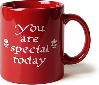 "You Are Special Today" Red Mug – Original Waechtersbach – Ceramic Celebration Mug – Iconic Gift for Birthdays, Graduations, Mother's Day & Milestones – German Tradition Since 1832 – Dishwasher Safe