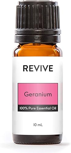 Miniatura 1 de Aceites esenciales REVIVE - GERANIUM 0.3fl oz - 100% puro grado terapéutico, para difusor, humidificador, masajes, aromaterapia, cuidado de la piel