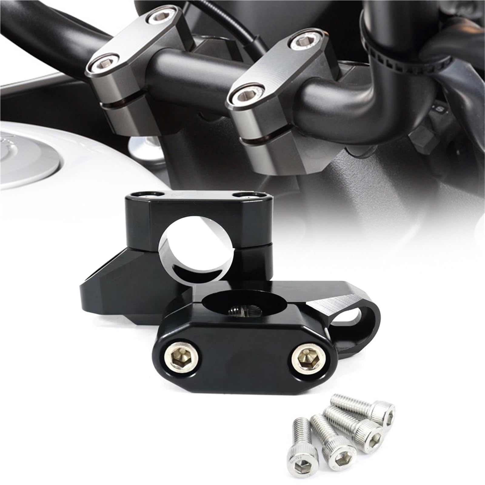Rehausseurs guidon 28 mm MV Agusta Turismo Veloce pour le confort en grand tourisme
