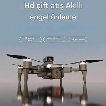 JS26H 4K Drone, LCD Kumandalı, Fırçasız Motor, Akıllı Engel Kaçınma, Katlanabilir Drone, Uzun Uçuş Süresi, Profesyonel RC Drone