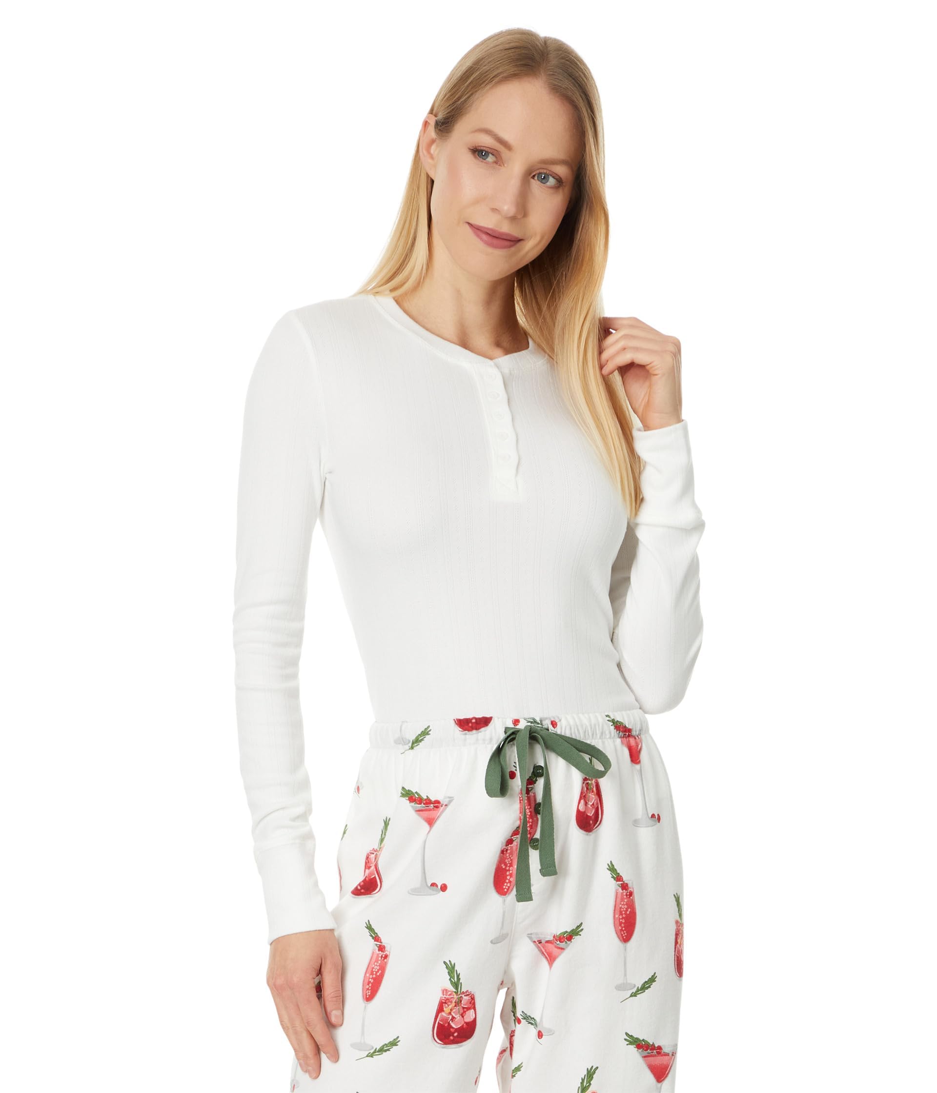 PJ Salvage Women's Back to Basics Long Sleeve Top