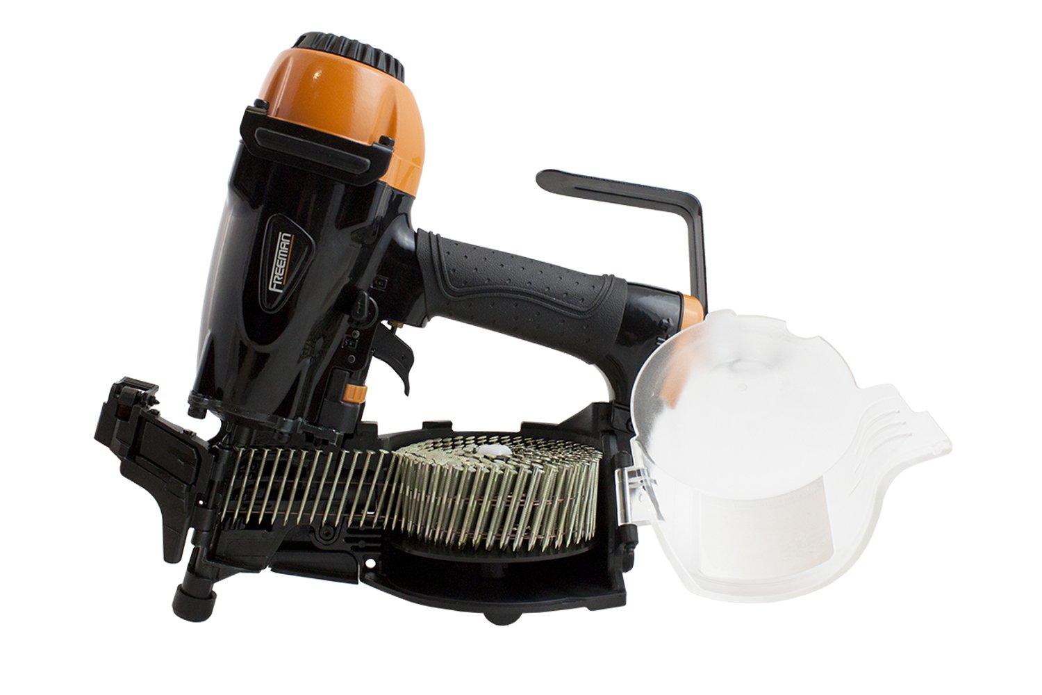 Freeman PCN65 Pneumatic 15 Degree 21/2" Coil Siding Nailer Ergonomic