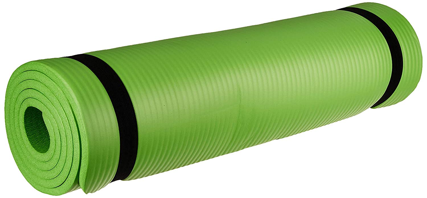 Vector X Yogamatten mit Tragegurt, weiche Yogamatte 10 mm, für Männer und Frauen, Heimtraining, Bodenmatte für Yoga mit Gurt