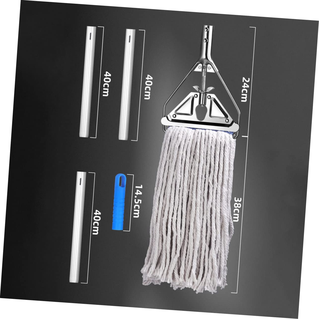 NIYANGLE 3er Set Dreieckige Wischpads | Waschbar & Wiederverwendbar Für Böden Aller Art