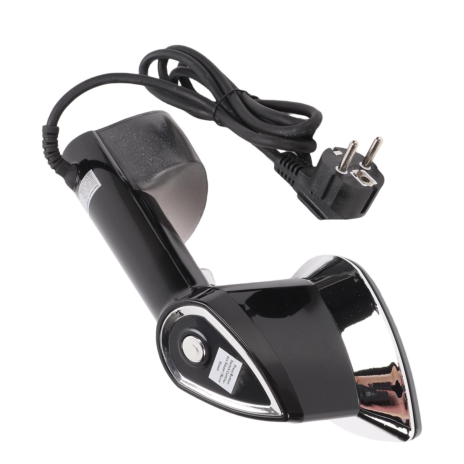 Cocoarm Fer à Vapeur Portable 1500W, pour Vêtements, Dissolvant de Rides, Réservoir D'eau de 250ML, Facile à Utiliser pour la Maison et les Voyages, Noir