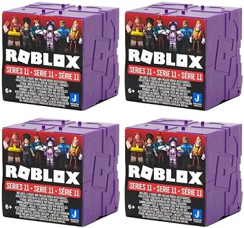 Roblox Action Collection - Series 11 Mystery Action Figures Collect All 24 Pieces! Includes Limited Virtual Items 4 Pack
