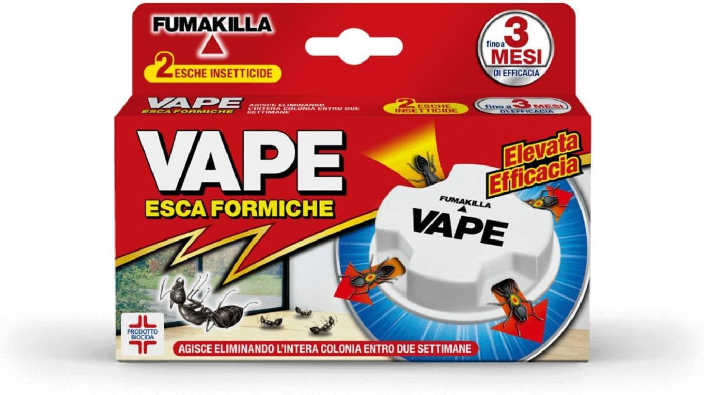 Vape 10 señuelos insecticidas para hormigas 5 paquetes de 2 cebos