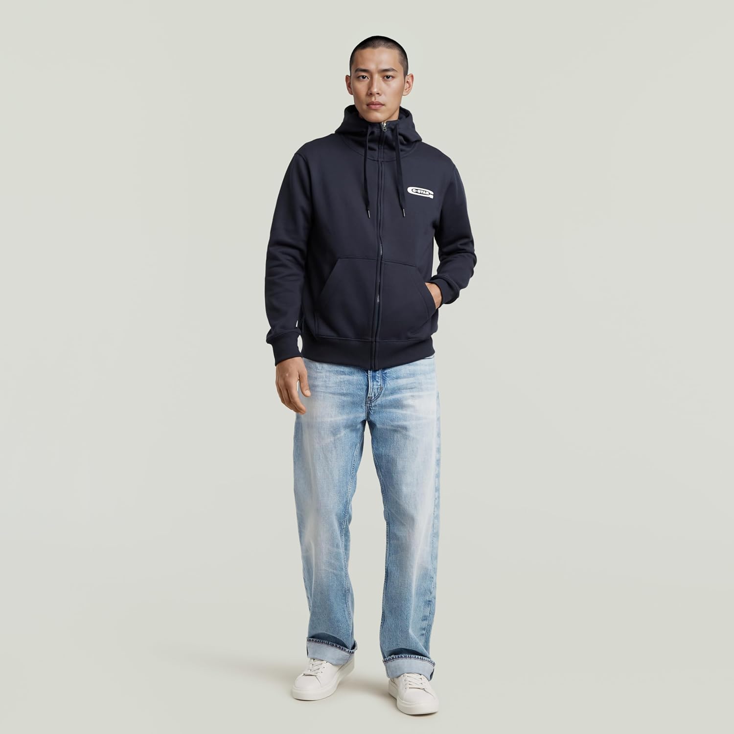 G-Star RAW ジースターロゥ] フーディー パーカー スウェット ジップ