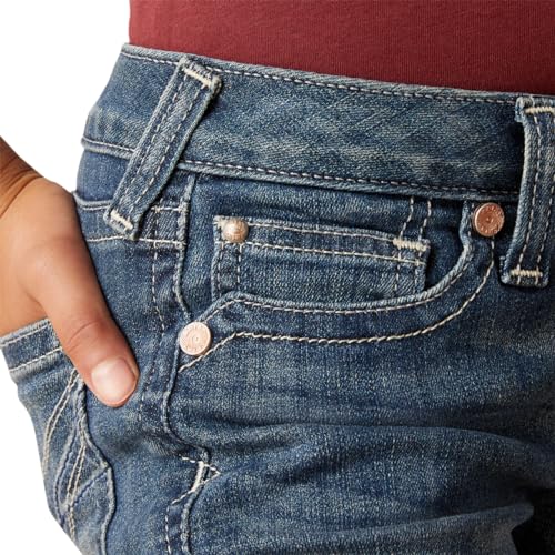 Ariat Girls' R.e.a.l. Stretch Clover Boot Cut3