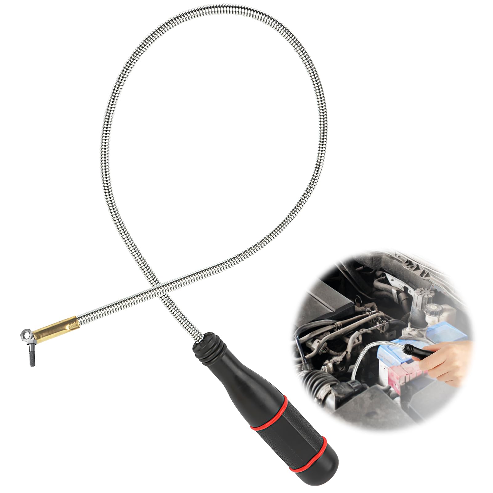 Aimant De Préhension YOYIAG 580mm - Flexible Avec Lampe - Pour Vis Et Pièces Métalliques Inaccessibles