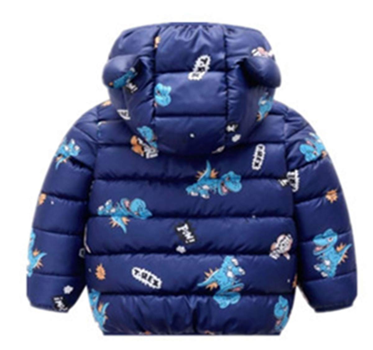TOHD Baby Boys Girls Winter Coats Hoods Light Puffer Down Jacket Outwear (Navy,2-3 Years)