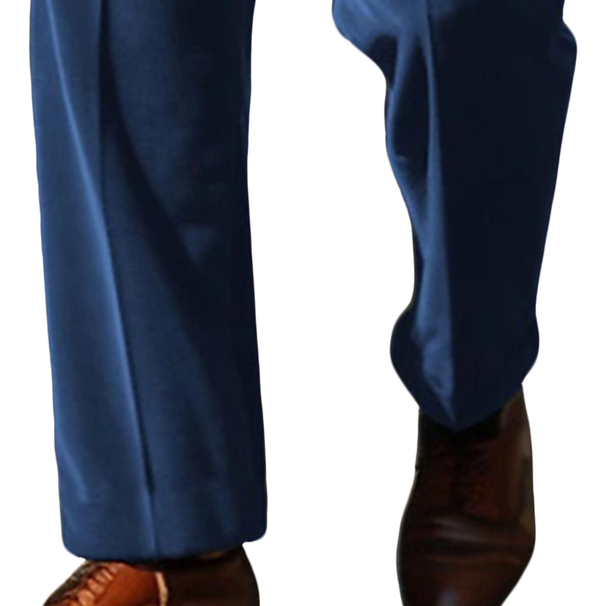 Pantalon habillé en velours épais pour homme - Coupe décontractée - Coupe droite