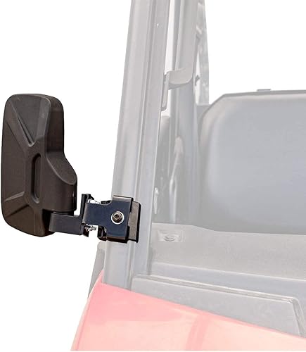 Miniatura 5 de SuperATV Espejos de visión lateral UTV para Can-Am Defender HD 5810MAX (ver accesorio), incluye espejos izquierdo y derecho (1 par)  Espejo convexo