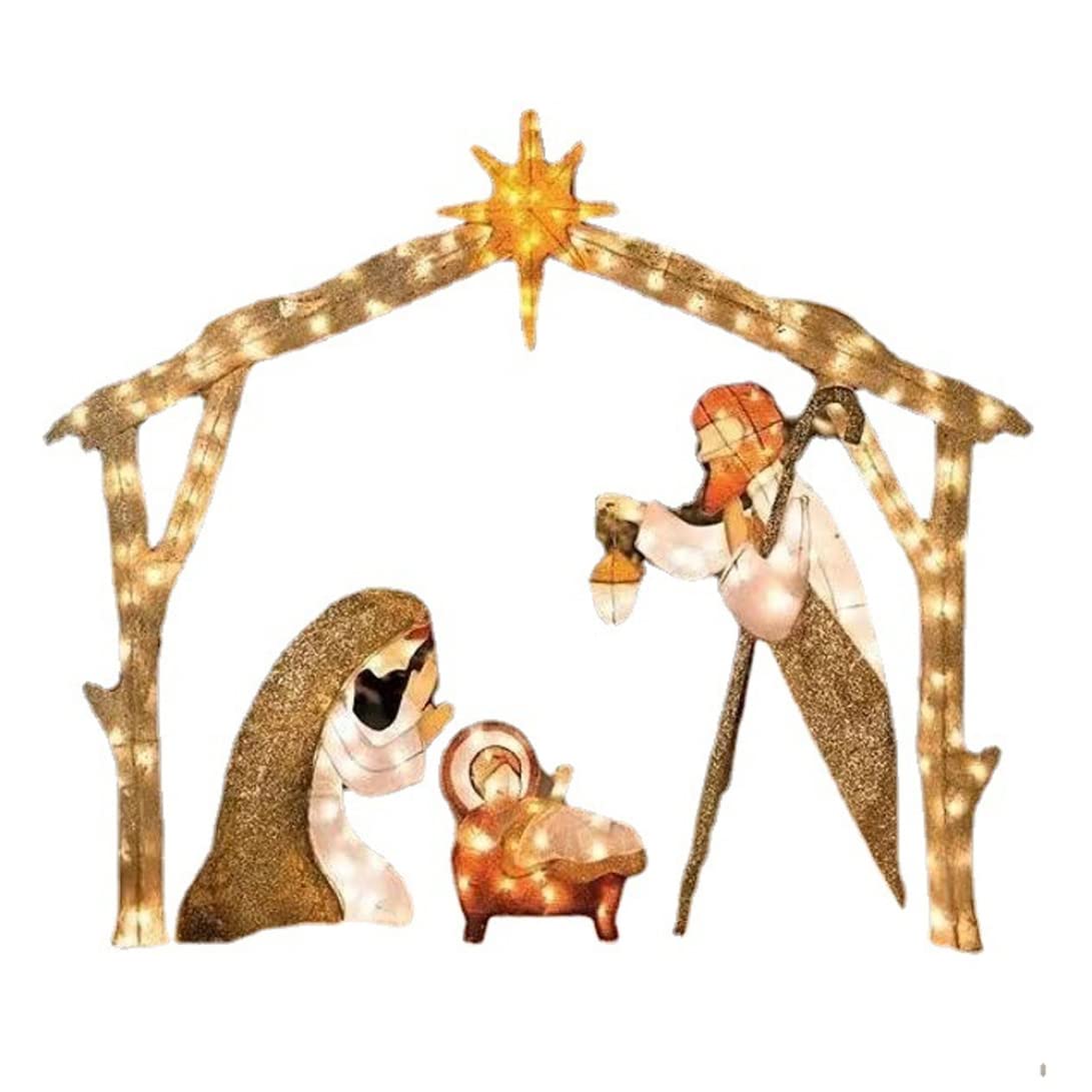 Buy Garden Ornaments Outdoor Christmas Nativity Set, Nativity Scene
