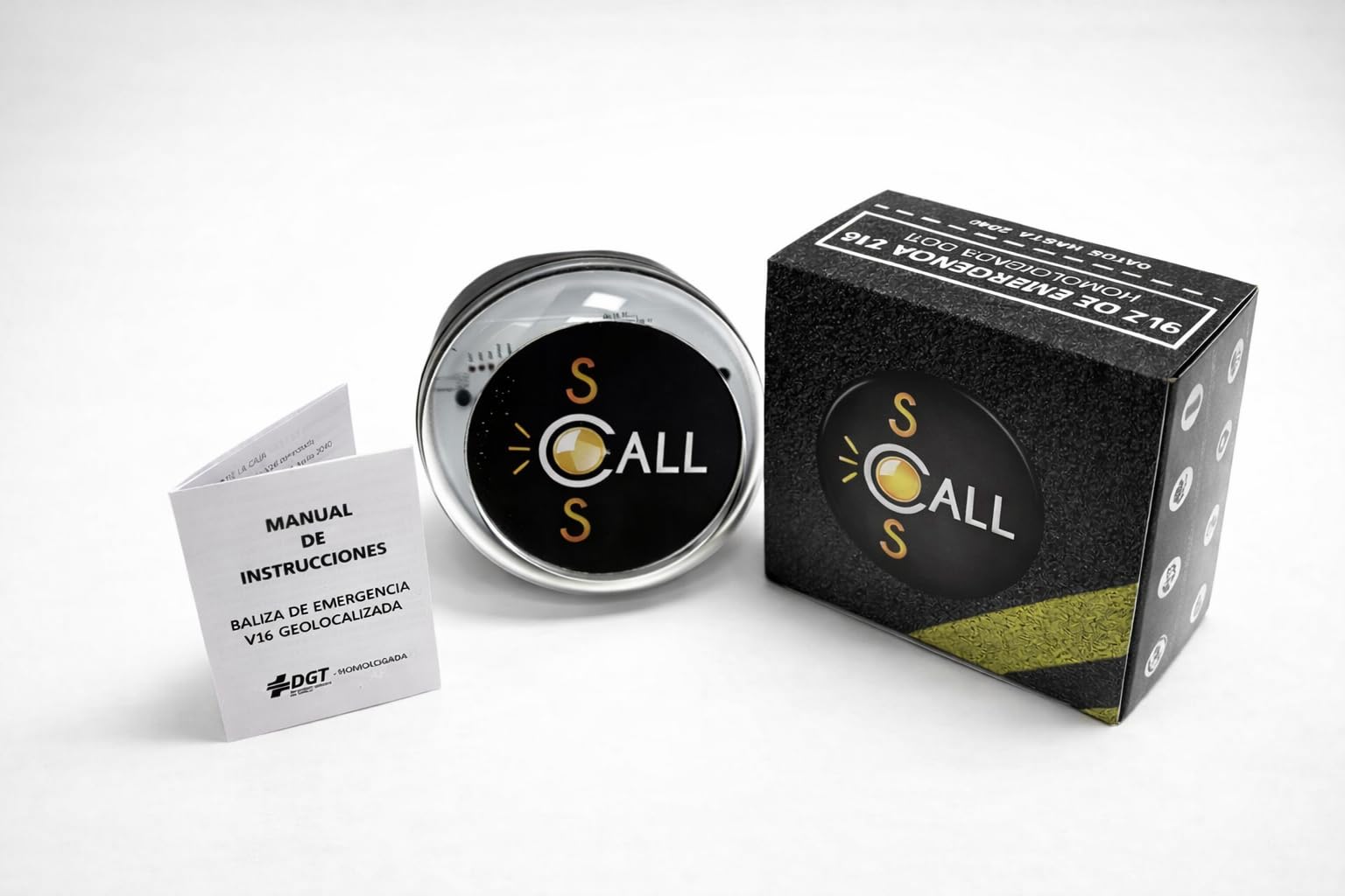 Baliza V16 | Pack 2 Luces de Emergencia V16 para Coche Homologadas DGT 3.0 con Geolocalización | Balizas SOS Conectadas | LED 360° Alta Visibilidad | Fabricadas en España | Válidas hasta 2040 — view 10