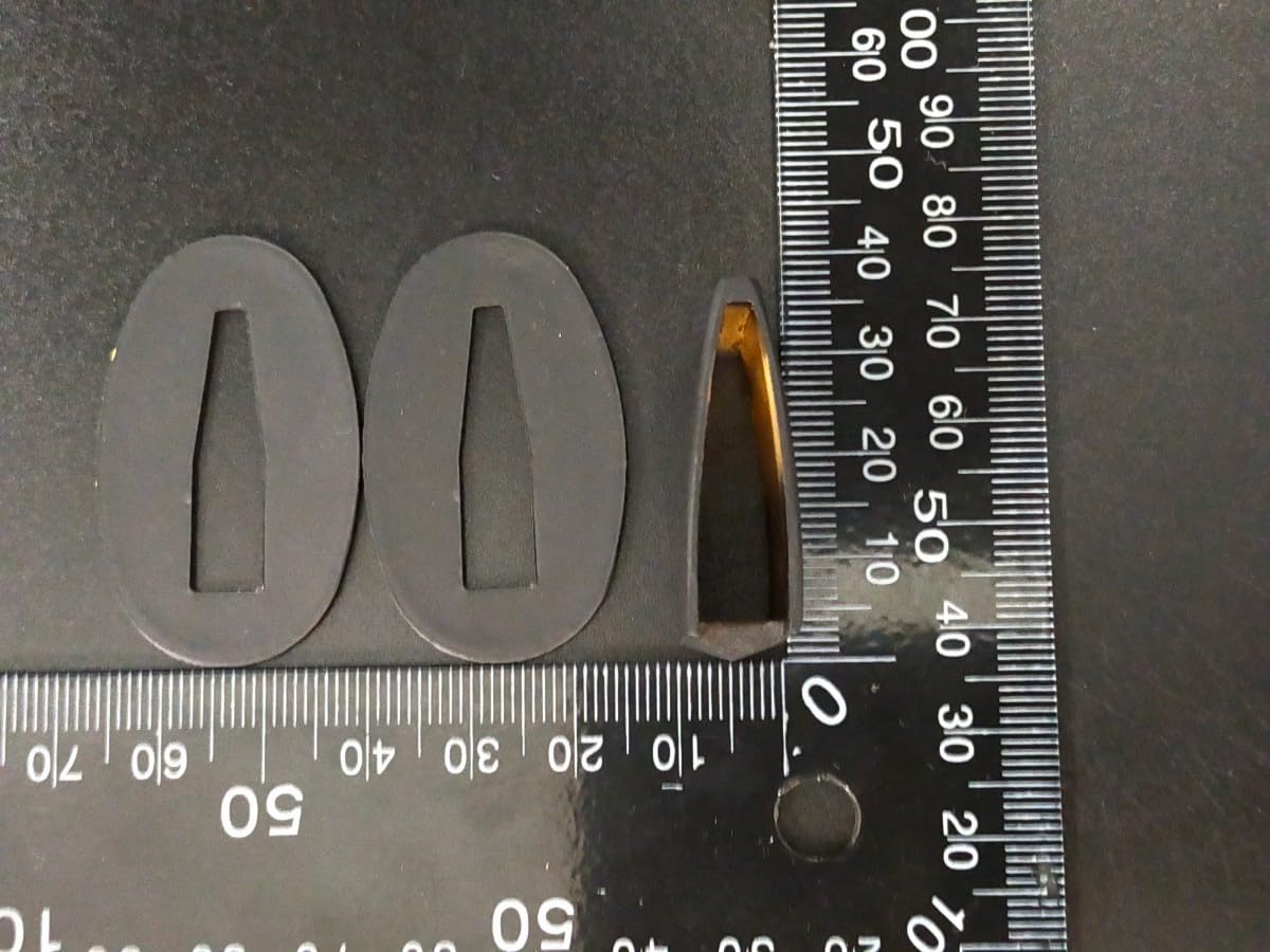 Amazon.co.jp: はばき 切羽 黒色メッキ 銅製 日本刀装具 ハバキ