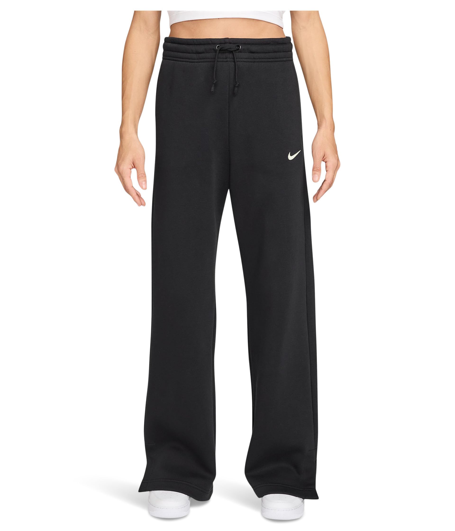 NIKE W NSW PHNX FLC HR Pant Wide 2 Pants Black