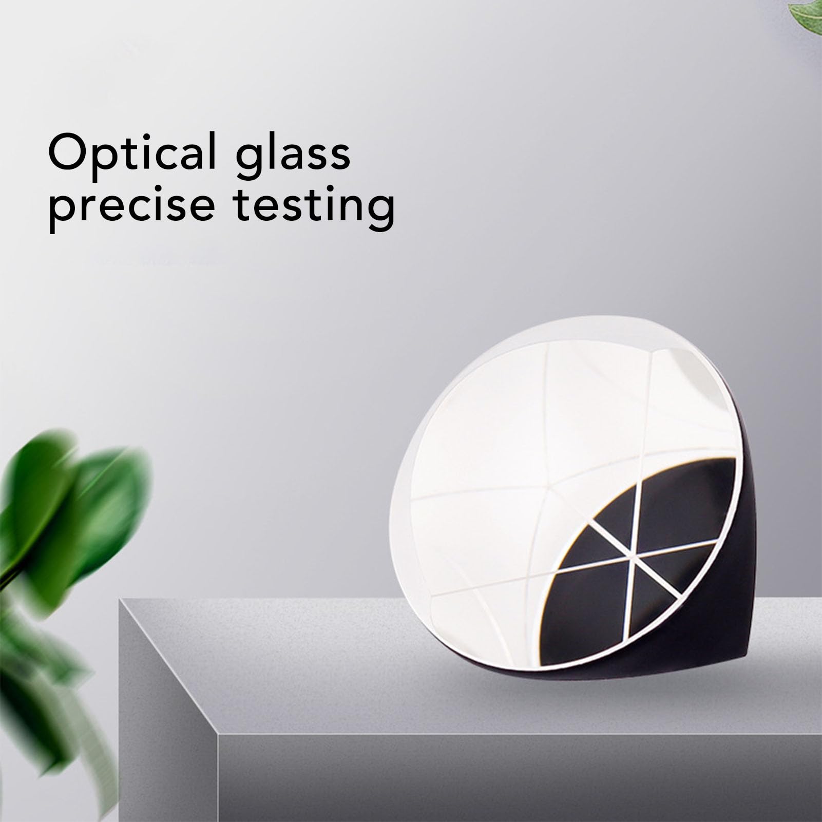 FLEXMAN Corner Cube Prism, 25.4mm Trihedral Retroreflector 0.2~1 Aperture Optical Glass Corner Cube Prism 60 40 Clarity 0.1~0.3 Irregular Aperture