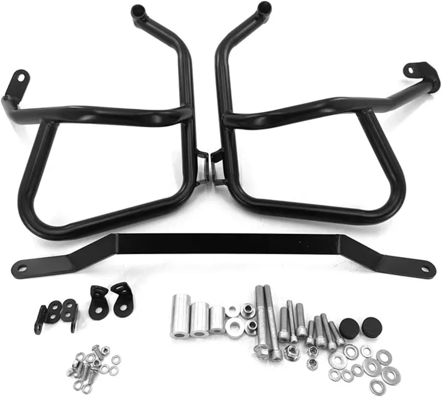 Fit for Ducati Multistrada V4 V4S 2020 2021 2022 2023 2024 Motorcycle Engine Guard Crash Bar Bumper Frame Protector MTS(Black-Lower Only)