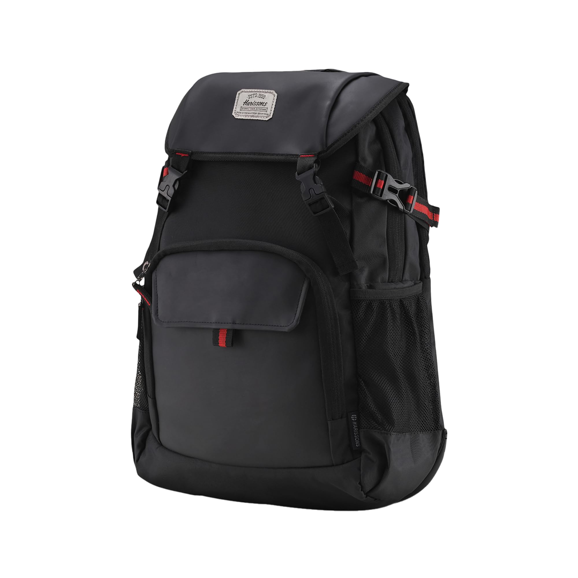 RHINO Laptop Backpack | 30L | Fits 15.6” Laptop | 420D PU-Coated Polyester & Vegan Leather | Office, Commute & Travel | Laptop Protection, Trolley Sleeve, Organizer-image-23