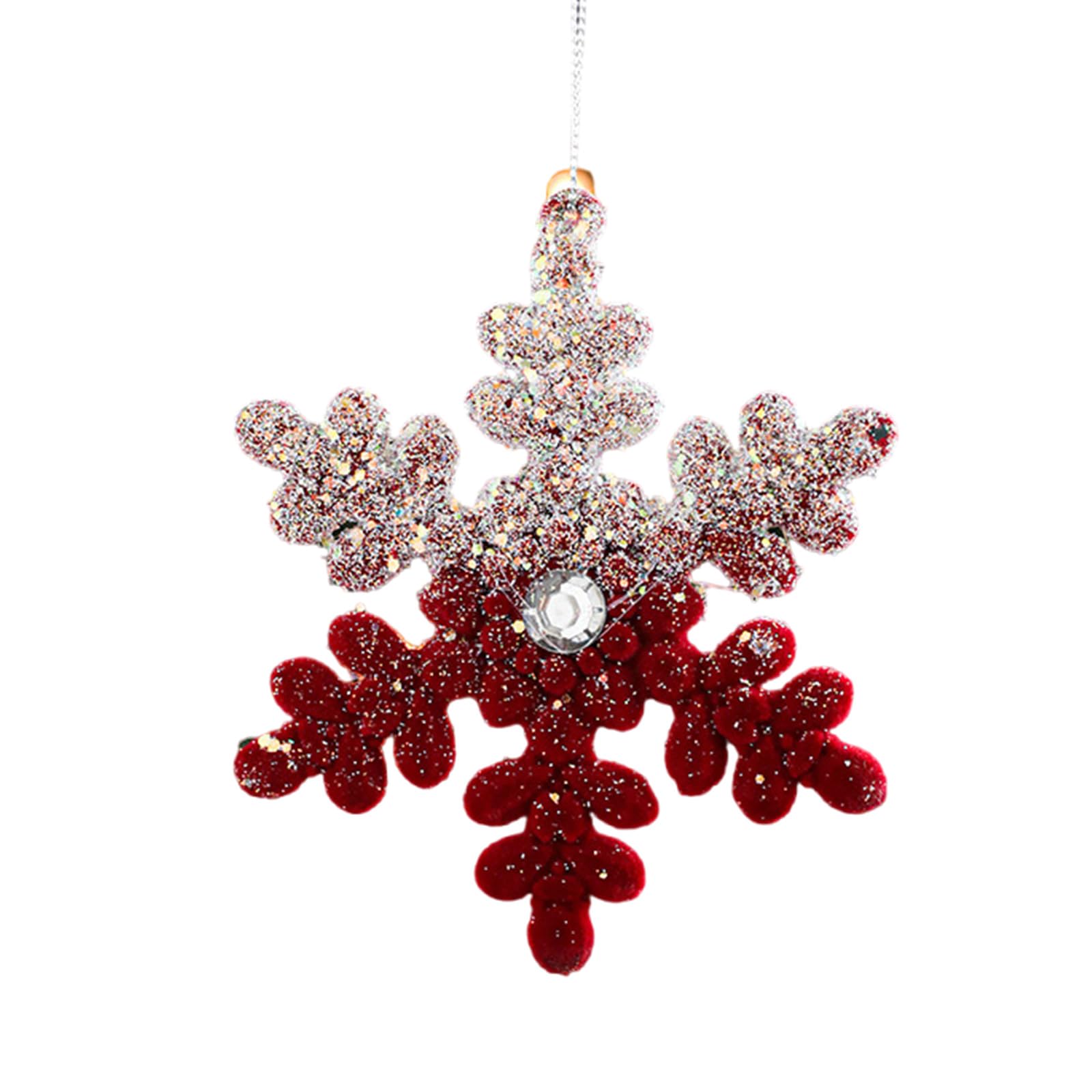 Confezione da 8 decorazioni per albero di Natale con stella ballerina a forma di renna, per decorazioni natalizie