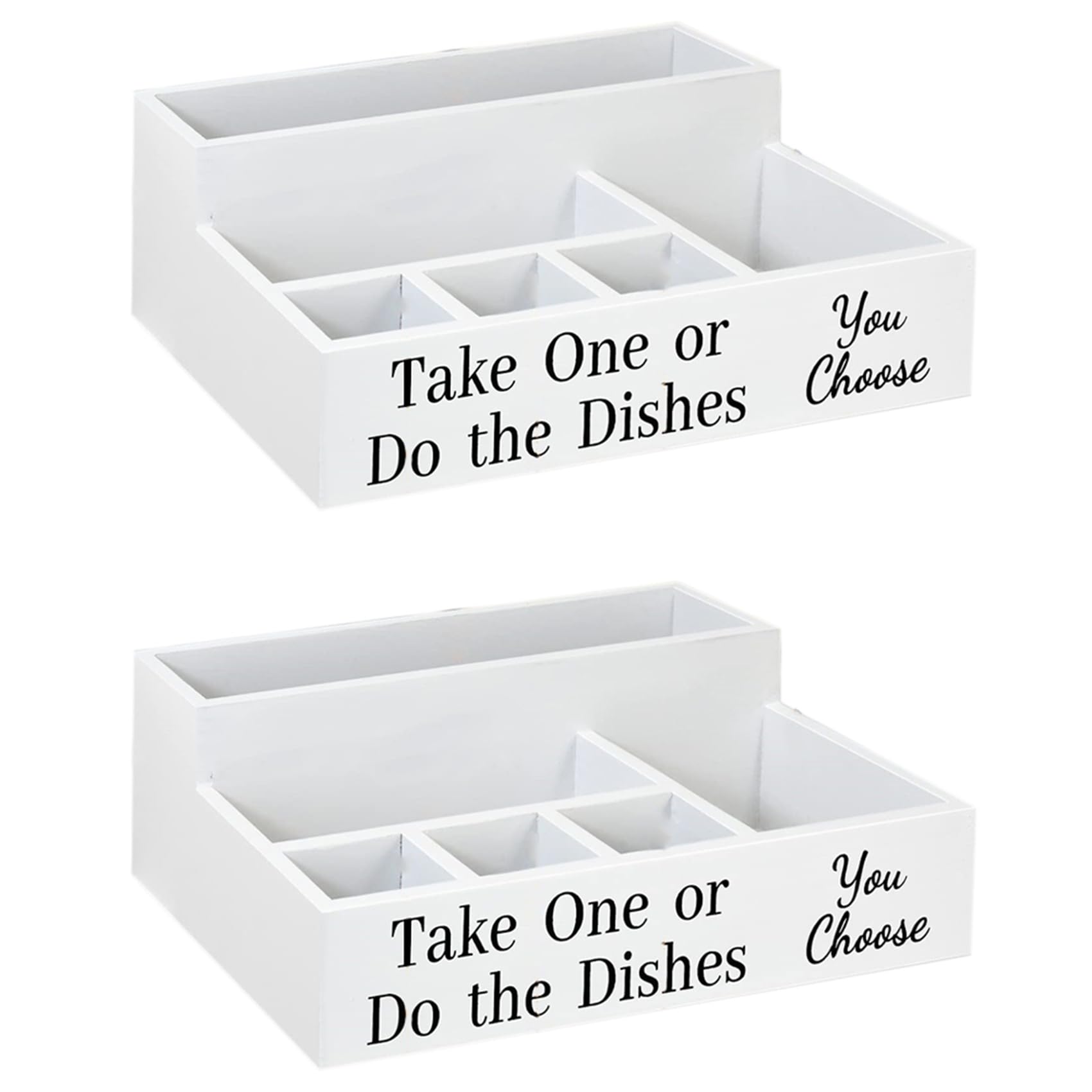 2X supports d'assiettes en papier pour comptoir de cuisine et boîte de rangement
