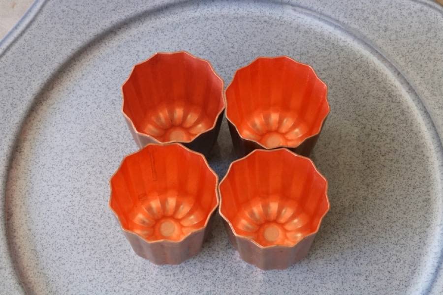 新品　日本製　カヌレ型 小5個セット 銅製 Amazon | 銅カヌレ型 小 5個入 カヌレ焼型 カヌレ型 焼菓子型