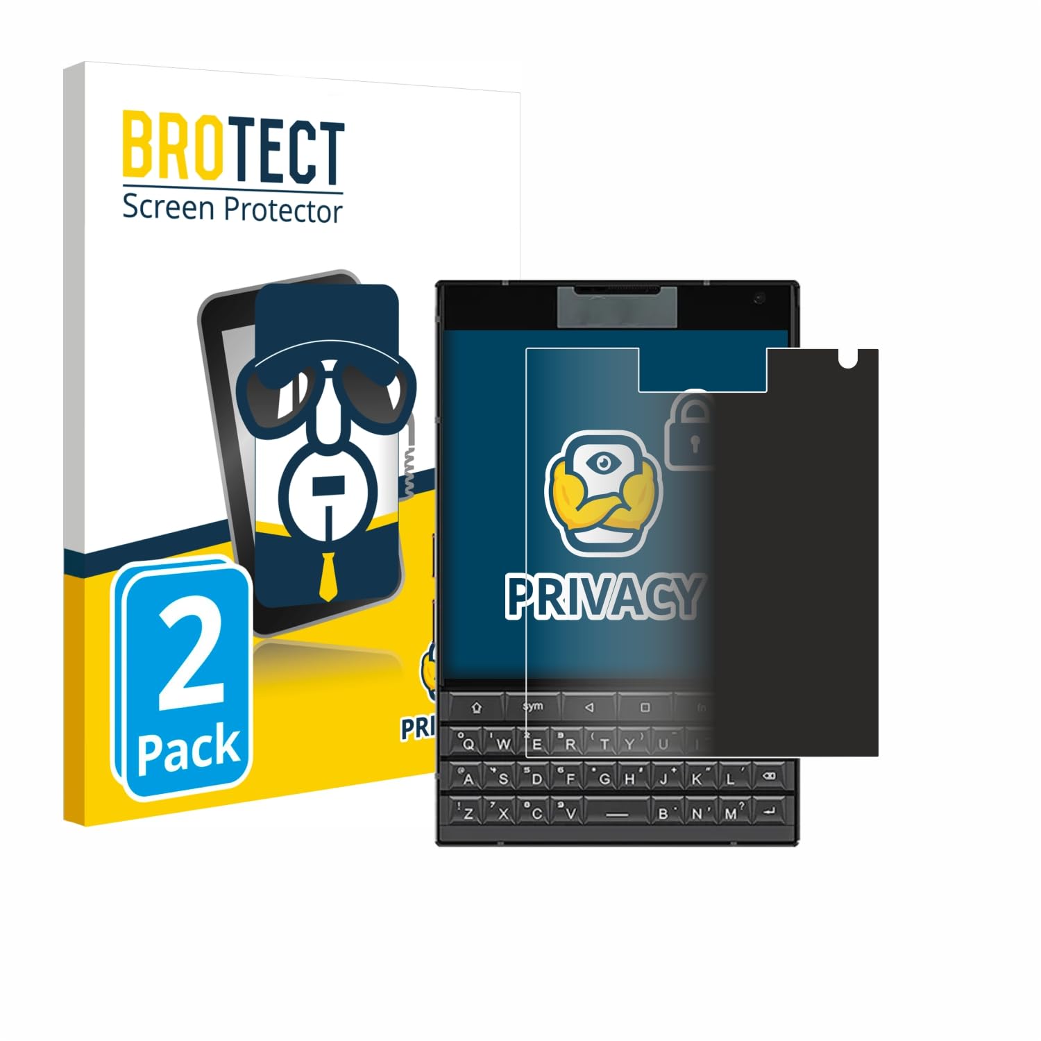 Brotect 2 Pezzi Pellicola Privacy per Unihertz Titan 2 Anti-Spy