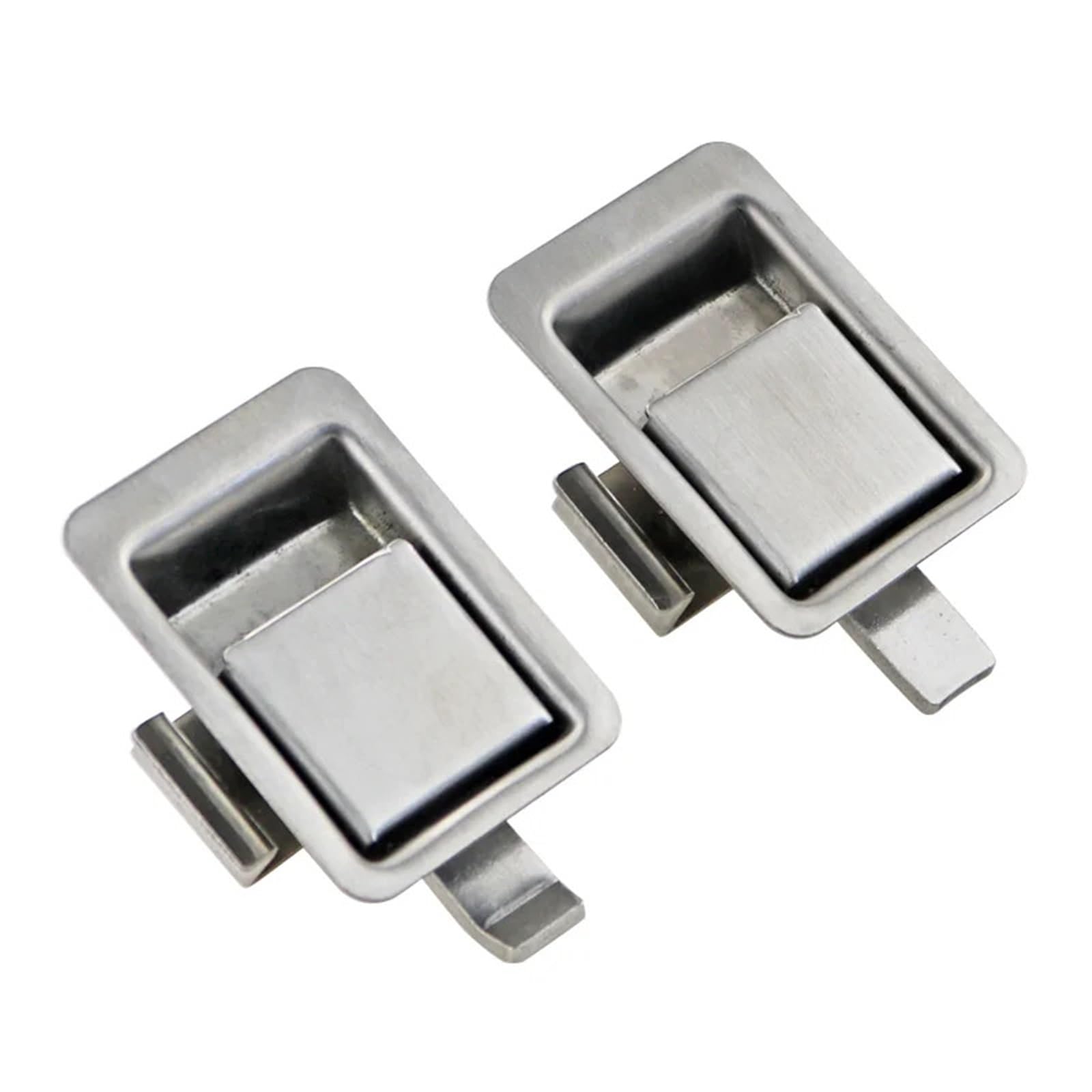 Serratura for porta dell'armadio for attrezzature meccaniche industriali in acciaio inossidabile 304, 1 pezzo(Straight tongue)