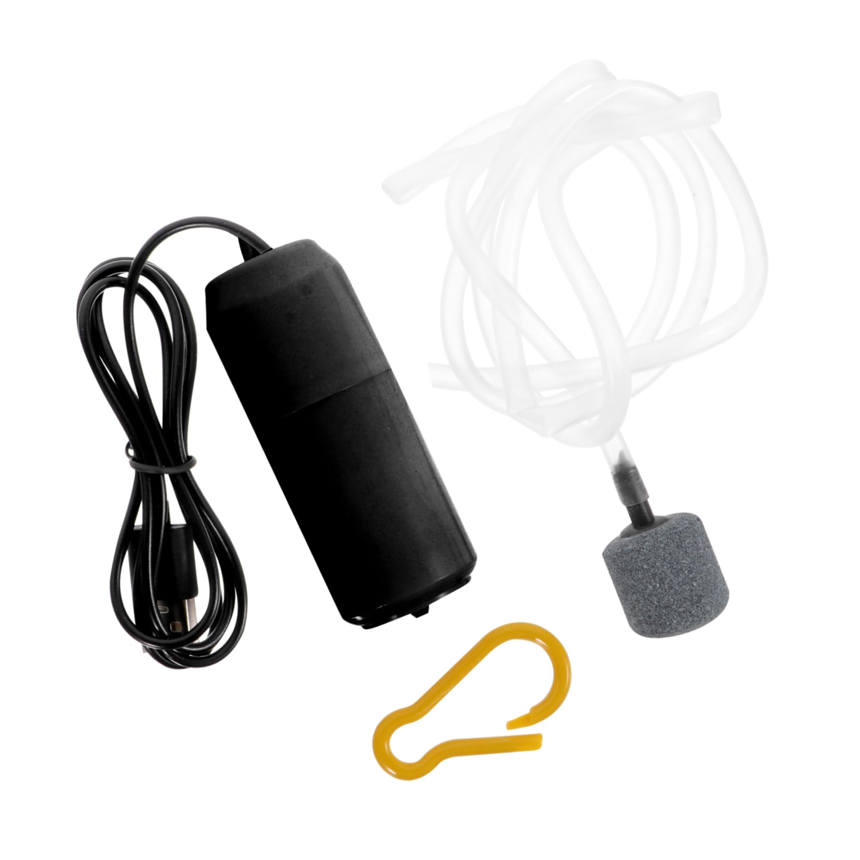 BESPORTBLE de oxigeno Pecera Portable Air Pump Fish Tank Aquarium pequeña de Agua Tanque de oxigeno portatil burbujeador de Acuario portátil de Agua de Acuario USB
