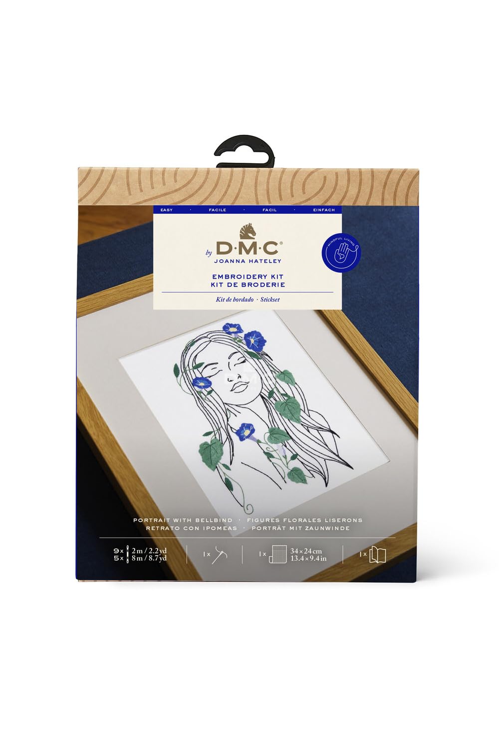 DMC - Joanna Hateley Floral Bindweed Figures Easy Level Embroidery Kit